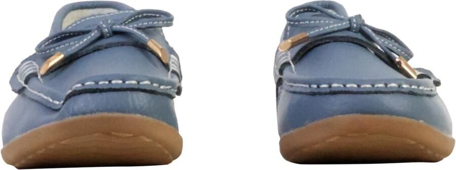 Super Mode Instappers 'LBS-Ledermokassin' blauw denim - Foto 9