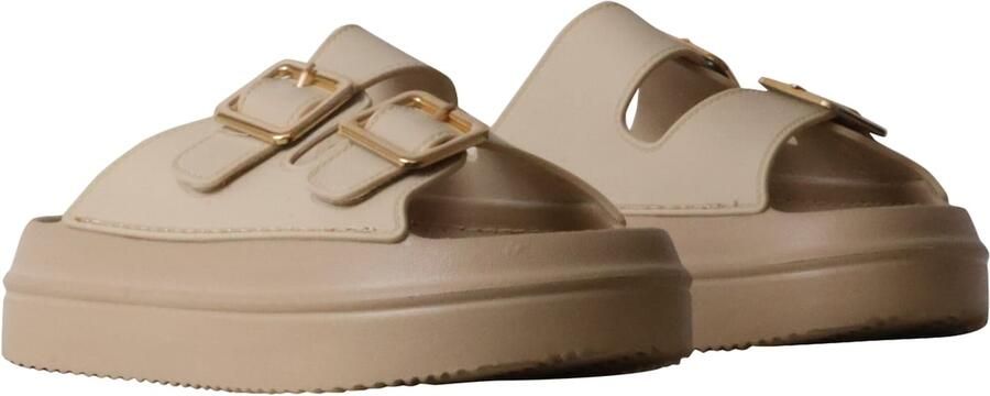Super Mode Muiltjes 'Pantoletten zum Hineinschlüpfen' beige - Foto 6