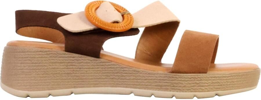 Super Mode LBS-sandalen met sleehak en riempje