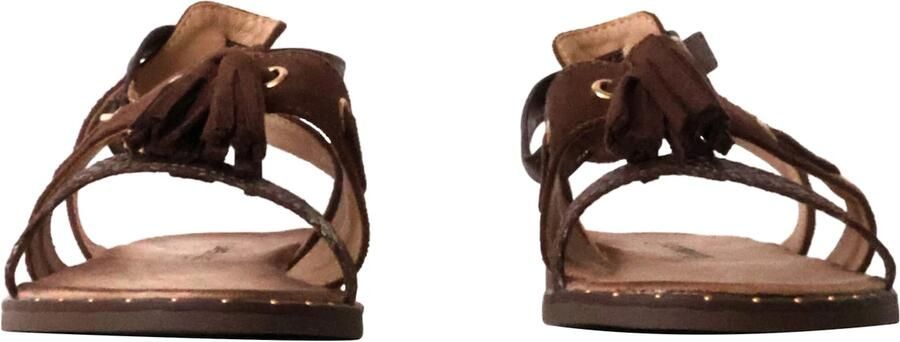 Super Mode Sandaal 'Flache Riemchensandalen' bruin - Foto 6