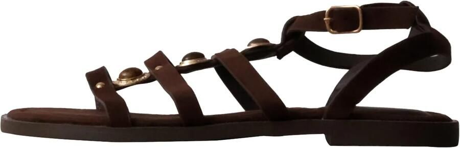 Super Mode Sandaal 'Flache Riemchensandalen von Joalice' bruin - Foto 4