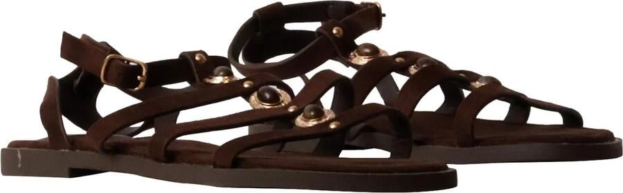 Super Mode Sandaal 'Flache Riemchensandalen von Joalice' bruin - Foto 7