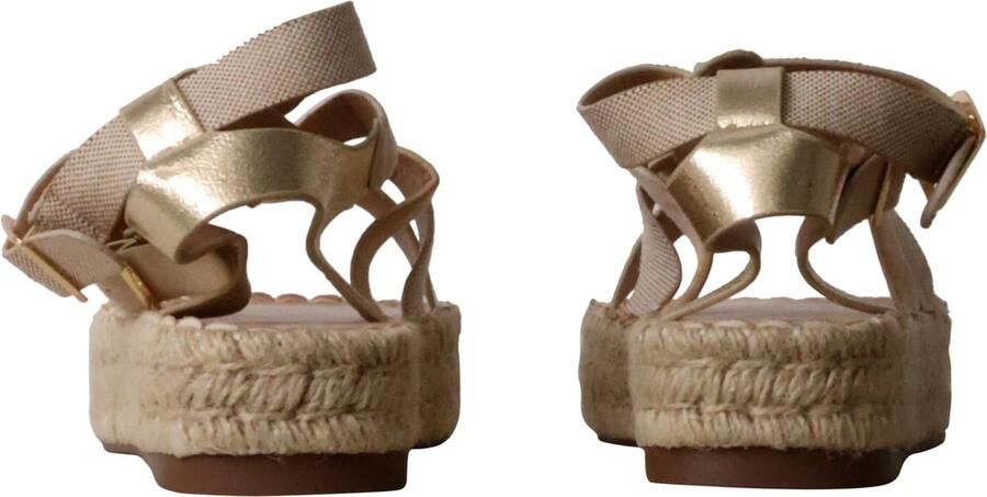 Super Mode Sandaal 'Flache Riemchensandalen von Joalice' goud - Foto 4