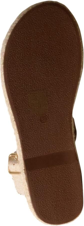 Super Mode Sandaal 'Flache Riemchensandalen von Joalice' goud - Foto 7