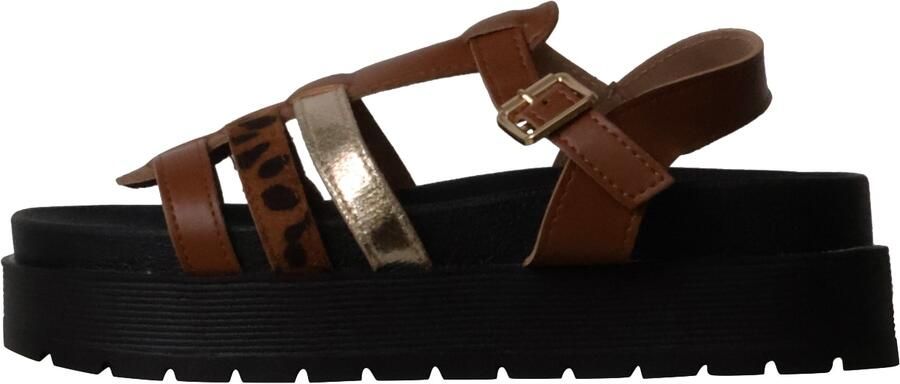 Super Mode Sandaal 'Flache Riemchensandalen von Joalice Paris' bruin - Foto 4