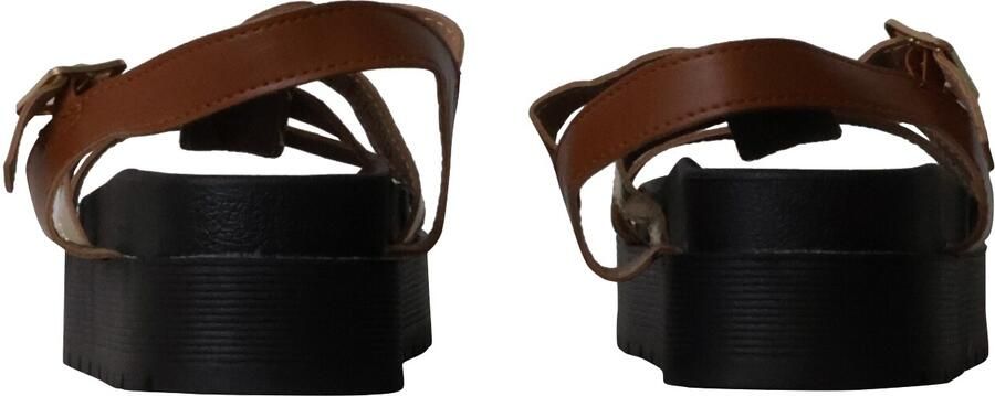 Super Mode Sandaal 'Flache Riemchensandalen von Joalice Paris' bruin - Foto 7