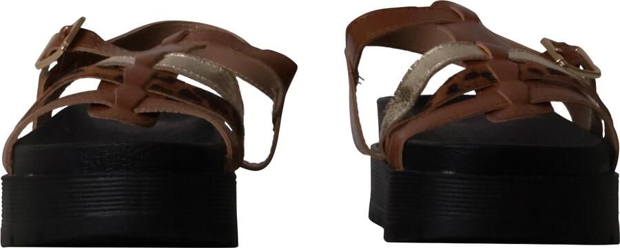 Super Mode Sandaal 'Flache Riemchensandalen von Joalice Paris' bruin - Foto 6