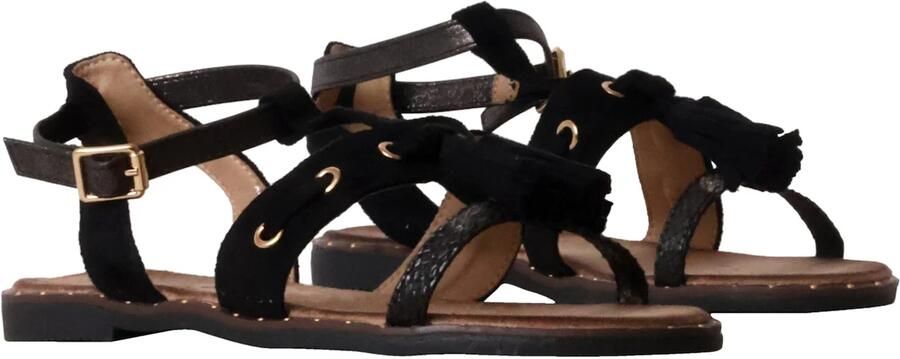 Super Mode Sandaal 'Flache Riemchensandalen' zwart - Foto 6
