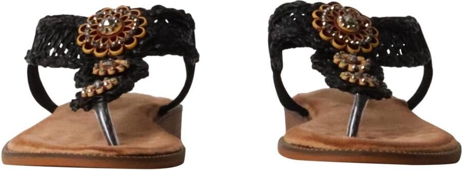 Super Mode Sandaal 'Flache Sandalen zum Hineinschlüpfen' zwart - Foto 6