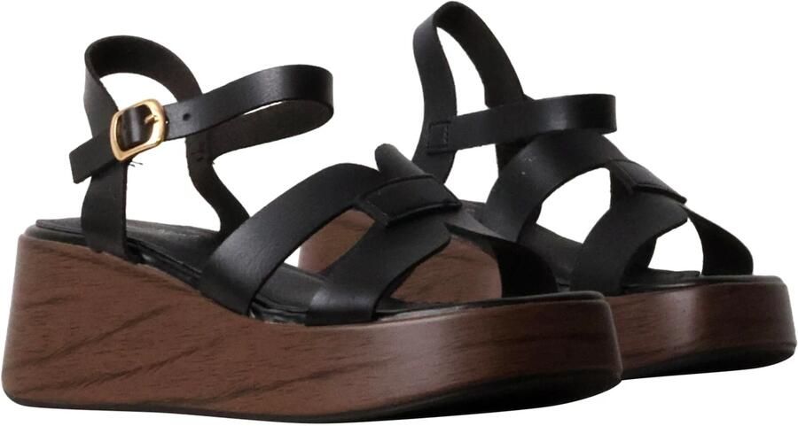 Super Mode Sandaal 'Hohe Riemchensandalen von R and BE' zwart - Foto 5