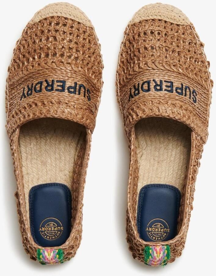 Superdry & Co Espadrilles 'Raffia' champagne gemengde kleuren zwart - Foto 3