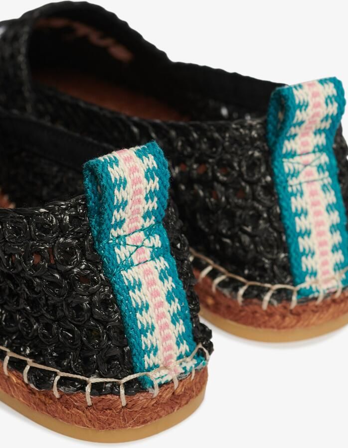 Superdry Raffia espadrille met borduursels Dames Espadrilles - Foto 3
