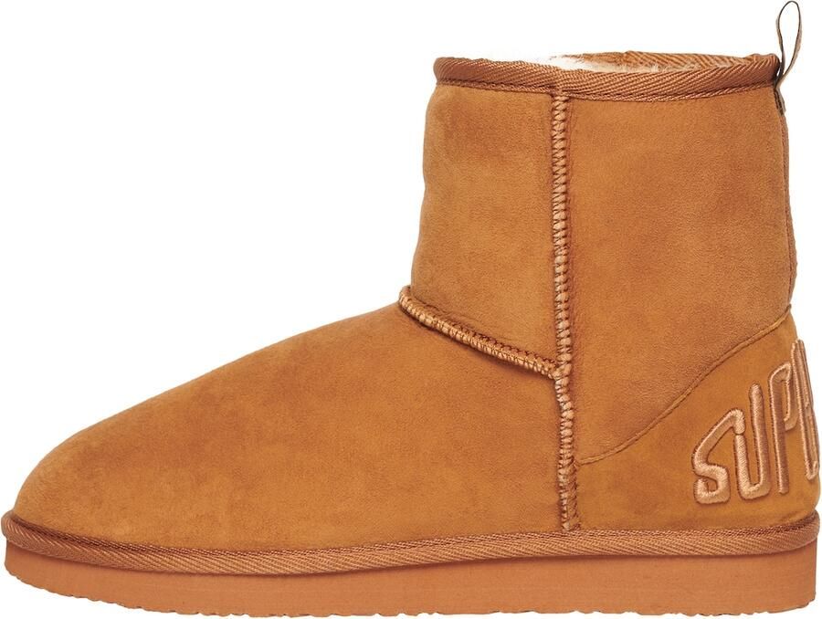 Superdry Suede Sherpa Ankle Sneeuwlaarzen Bruin Vrouw