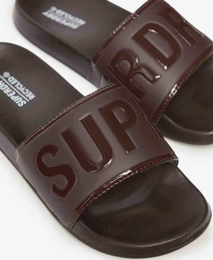 Superdry Code Core Vegan Pool Slippers Bruin Man - Foto 2