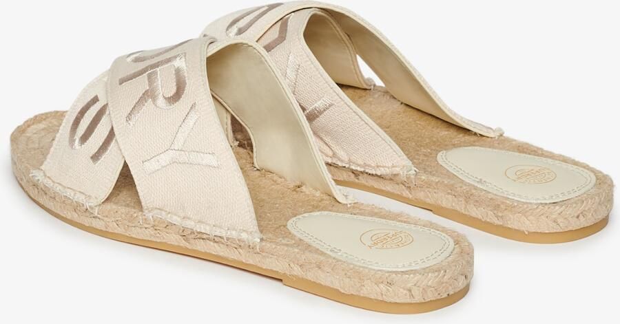 Superdry Espadrille slippers met gekruiste bandjes Dames - Foto 2