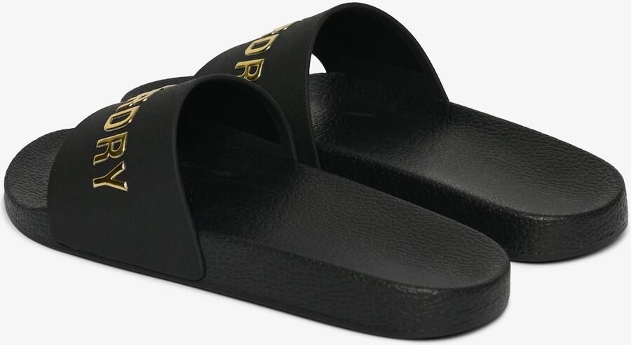 Superdry Premium Metallic Pool Sliders Relaxed Pasvorm Dames Slippers - Foto 2