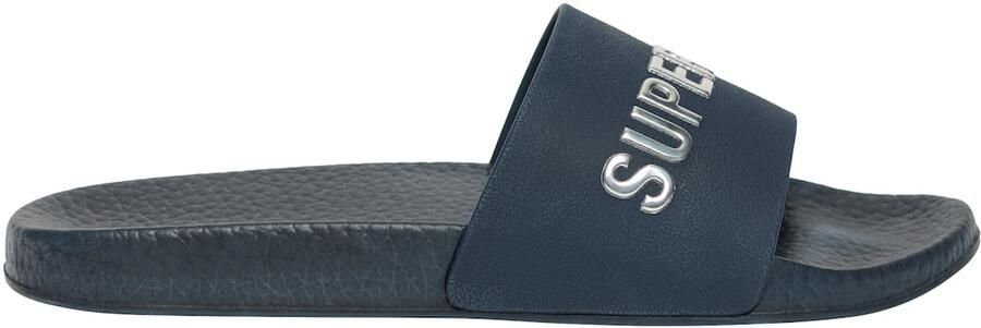 Superdry Premium Metallic Pool Sliders Relaxed Pasvorm Dames Slippers