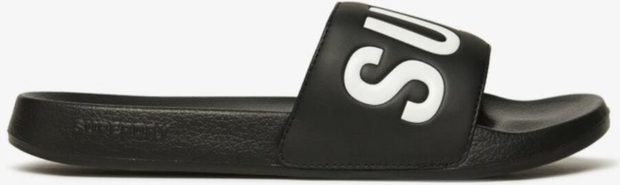 Superdry Core badslippers met grafische print Heren Slippers