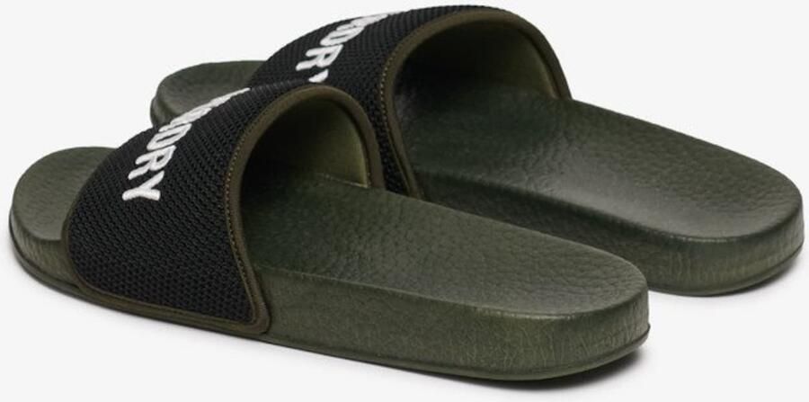 Superdry & Co Muiltjes olijfgroen zwart wit - Foto 4