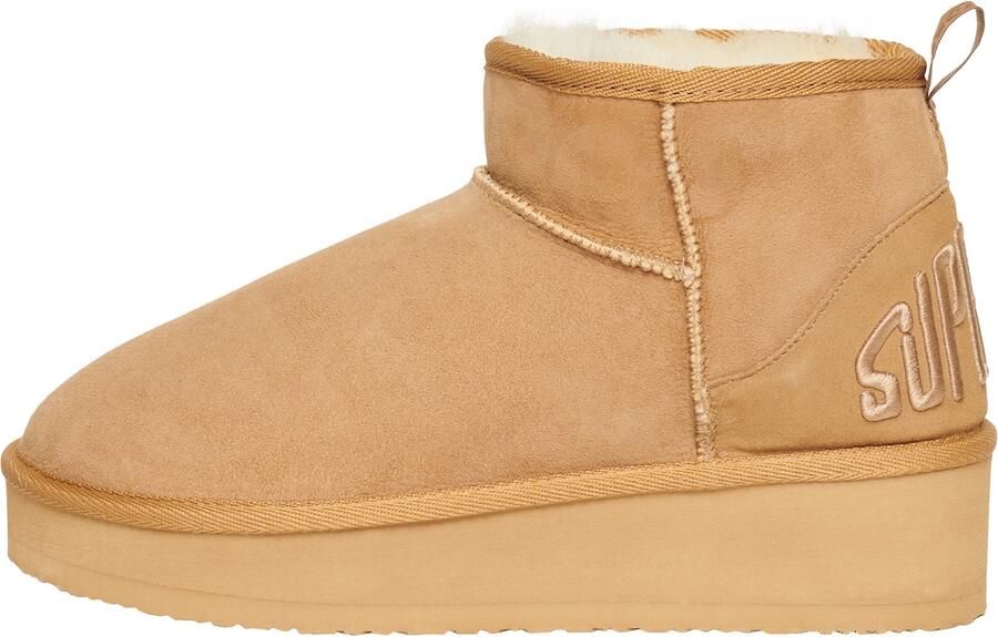 Superdry Suède Sherpa laarsjes met plateauzool Dames Laarzen - Foto 4