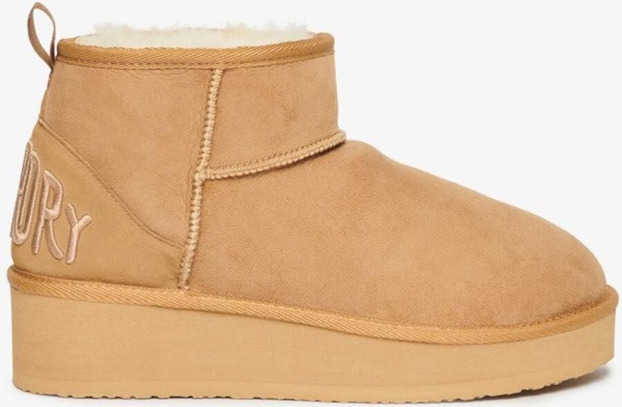 Superdry Suède Sherpa laarsjes met plateauzool Dames Laarzen - Foto 7