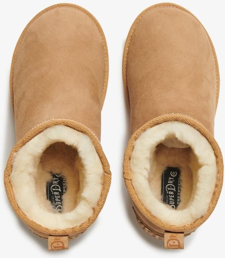 Superdry Suède Sherpa laarsjes met plateauzool Dames Laarzen - Foto 2