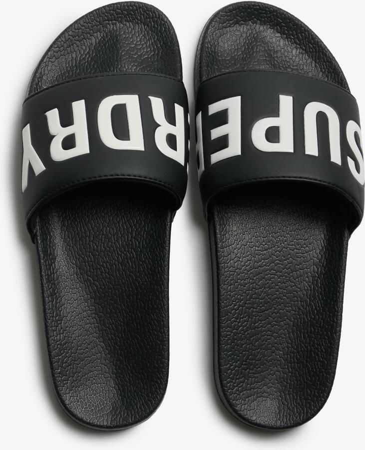 Superdry & Co Strand- badschoen zwart wit - Foto 3