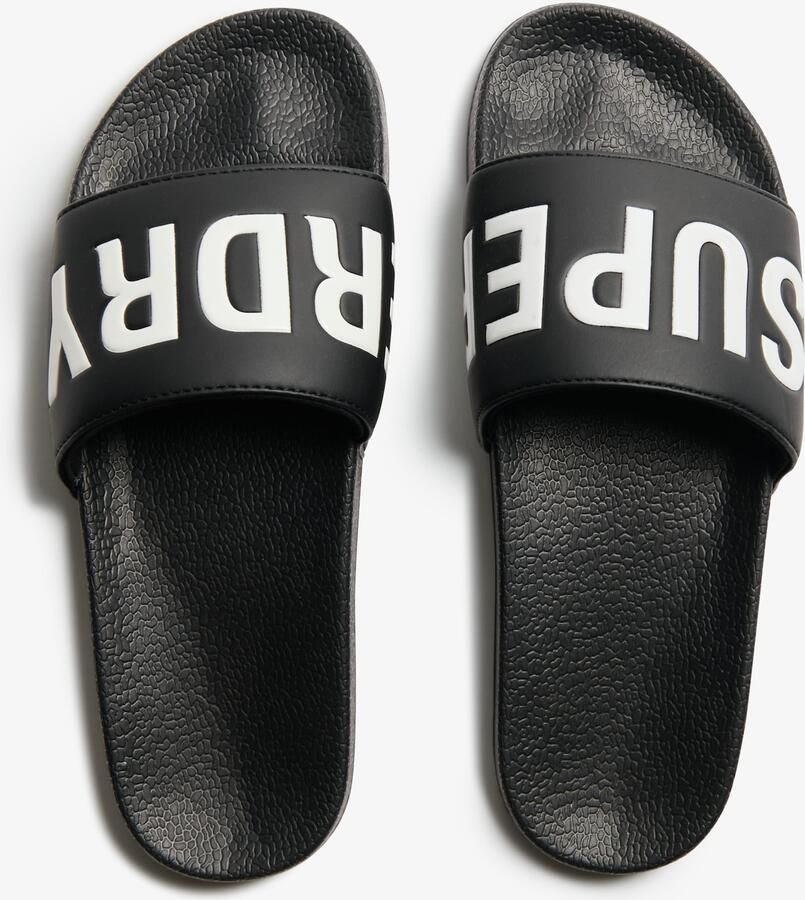 Superdry & Co Strand- badschoen zwart wit - Foto 2