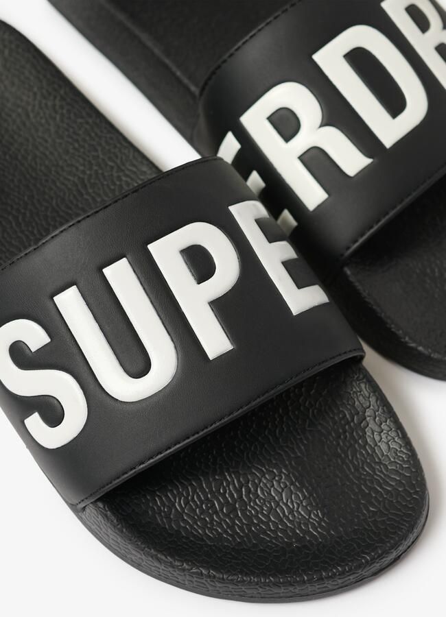 Superdry & Co Strand- badschoen zwart wit - Foto 3