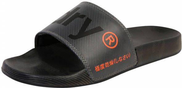 Superdry Sport Printed Beach Slide badslippers grijs