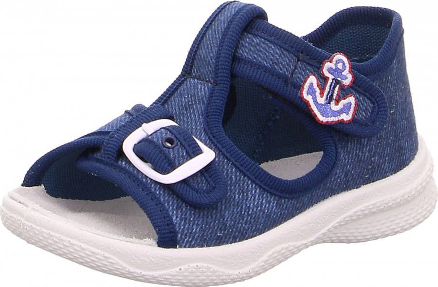 Merkloze Jongens Pantoffels Blauw Comfortabel & Ademend - Foto 2