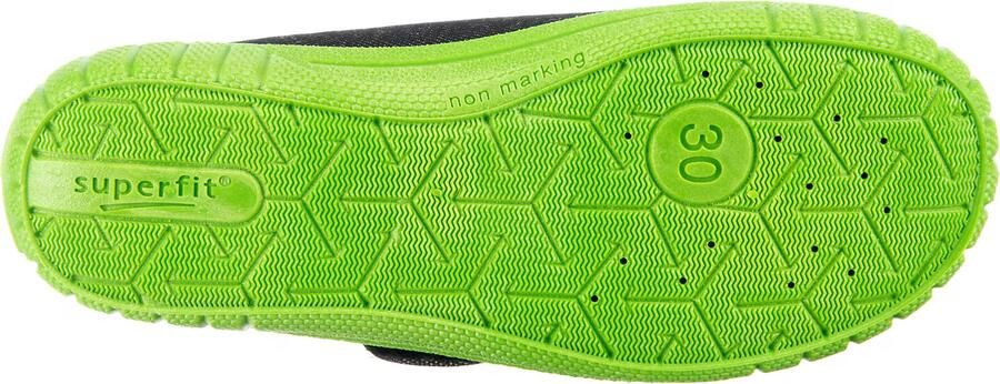SUPERFIT Huisschoenen 'Bill' neongroen vuurrood zwart gemêleerd wit - Foto 5