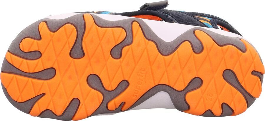 SUPERFIT Open schoenen 'MIKE 3.0' blauw marine oranje - Foto 4