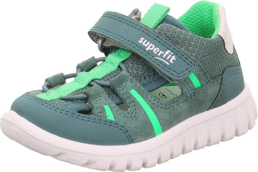 SUPERFIT Sandalen 'SPORT7 MINI' limoen spar wit - Foto 2