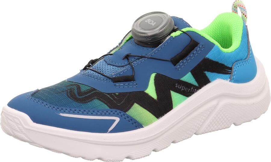 SUPERFIT Sneakers 'KICKS' blauw lichtblauw lichtgroen zwart - Foto 3