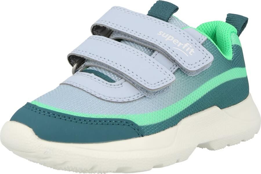 SUPERFIT Sneakers 'RUSH' duifblauw smaragd lichtgroen wit - Foto 2