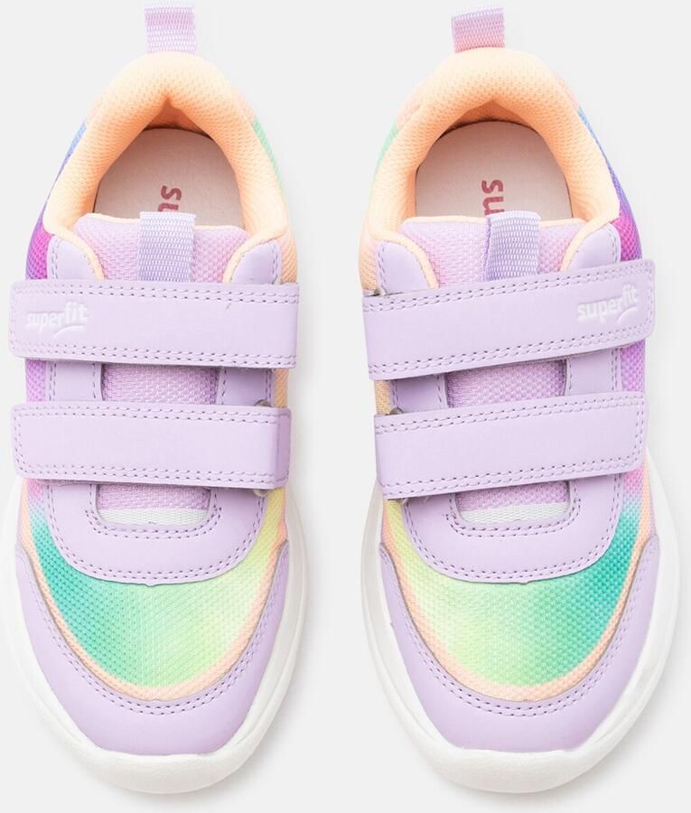 SUPERFIT Sneakers 'RUSH' mintgroen lichtlila lichtoranje fuchsia - Foto 3