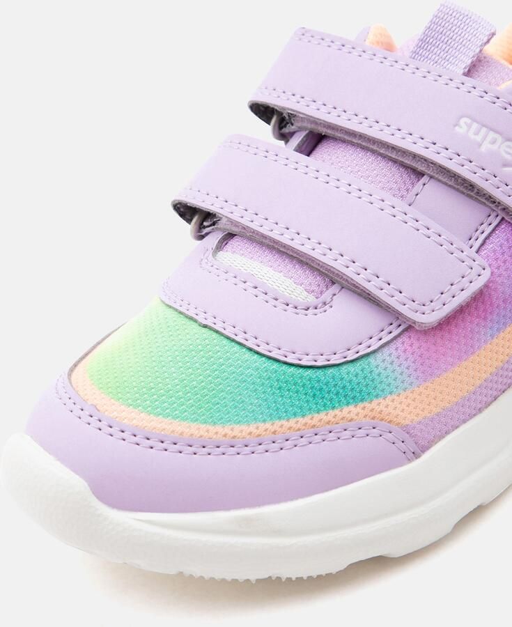 SUPERFIT Sneakers 'RUSH' mintgroen lichtlila lichtoranje fuchsia - Foto 4