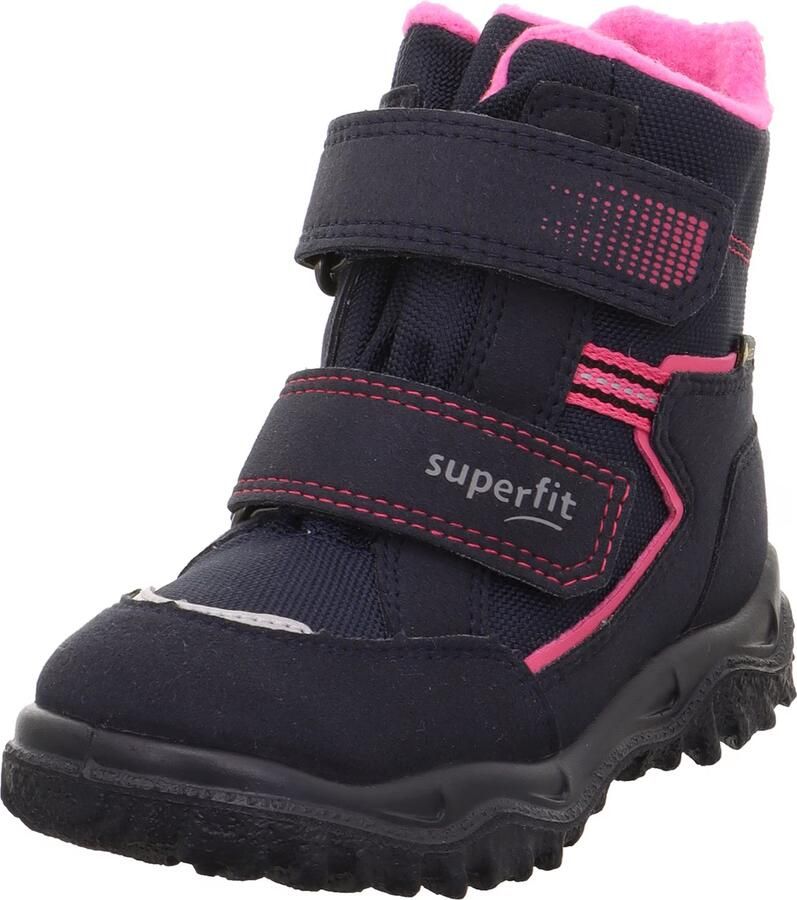 SUPERFIT Snowboots 'HUSKY' navy zilvergrijs fuchsia