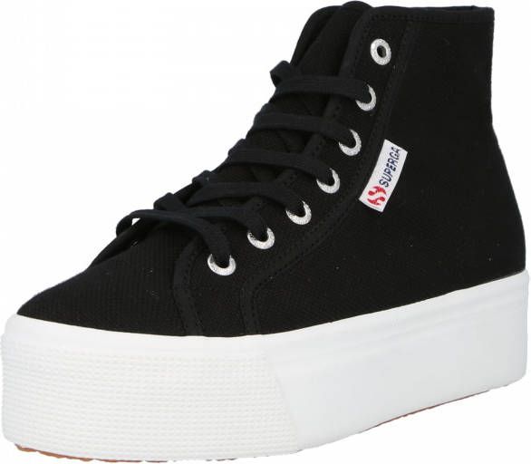 Superga 2705 Hi Top plateau sneakers zwart - Foto 3