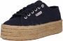 Superga 2790 Rope Veterschoenen Laag blauw - Thumbnail 3