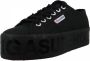 Superga 2790 Shiny Printed Platform Zwart Dames - Thumbnail 2