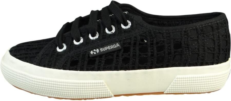 SUPERGA Sneakers laag '2750 Crochet Macrame' zwart wit - Foto 2