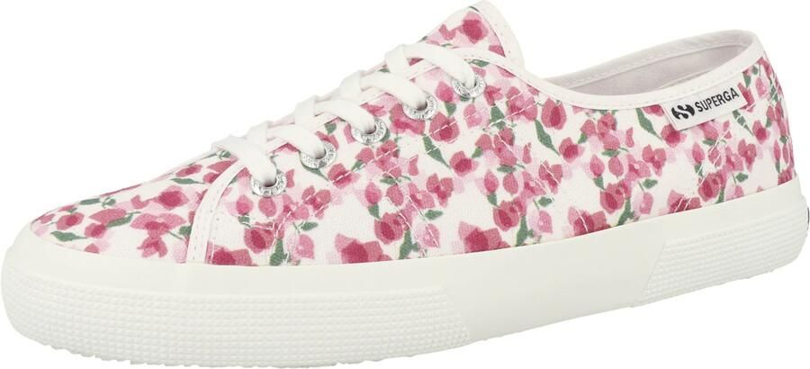 SUPERGA Sneakers laag '3750 Bouganvillea' groen lichtroze rood wit