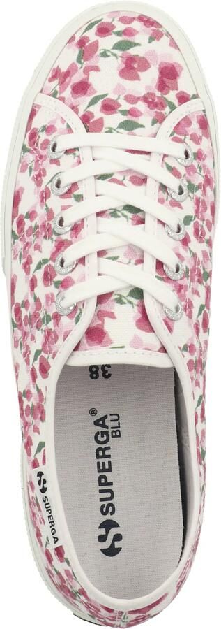SUPERGA Sneakers laag '3750 Bouganvillea' groen lichtroze rood wit - Foto 6