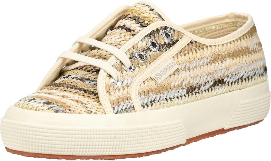 SUPERGA Sneakers laag beige crème lichtbruin goud