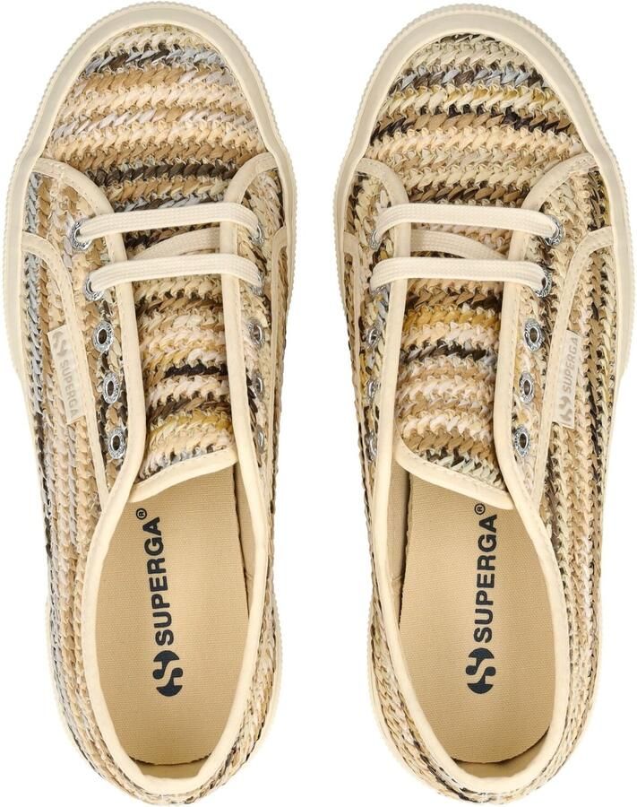 SUPERGA Sneakers laag beige crème lichtbruin goud - Foto 2