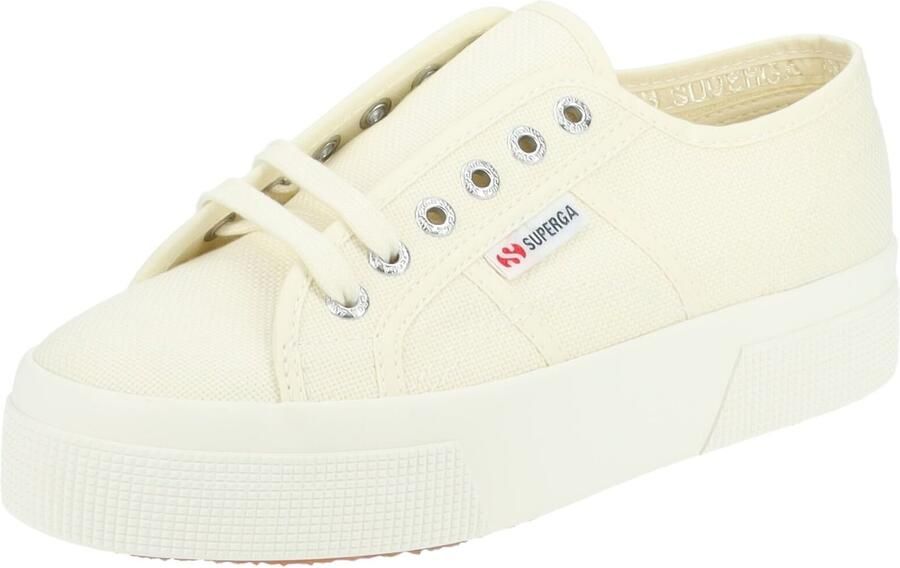 Superga Lage sneakers met veters en plateauzool - Foto 6