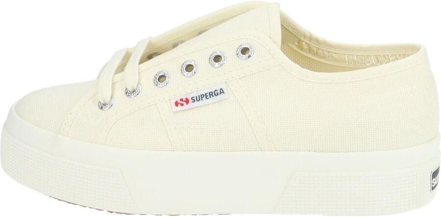 Superga Lage sneakers met veters en plateauzool - Foto 11