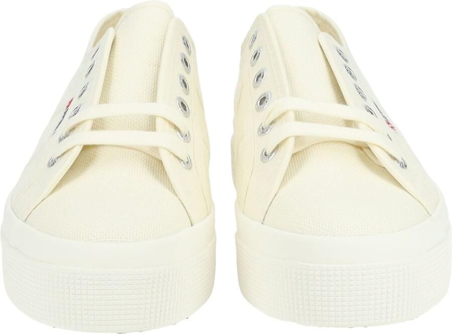 Superga Lage sneakers met veters en plateauzool - Foto 9